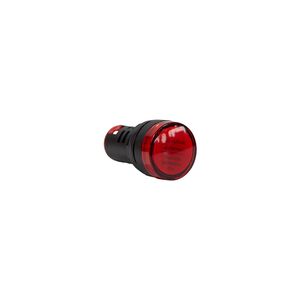 Sinalizador Luminoso 22MM Vermelho 24V