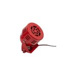 Sirene Industrial Vermelha 130dB 75MM 24V DC 6652-MS-190-24