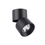 Spot de teto ajustável 10W 3EM1 Preto LAZY-10