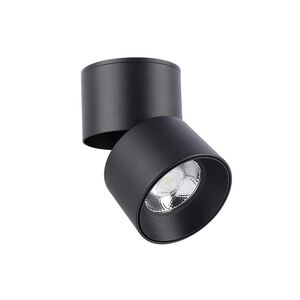 Spot de teto ajustável 10W 3EM1 Preto LAZY-10