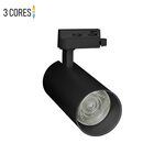 SPOT LED PARA TRILHO 30W 3EM1 COB PRETO-MONOLINO