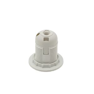 SUPORTE  BRANCO PARA LAMPADA E27-257