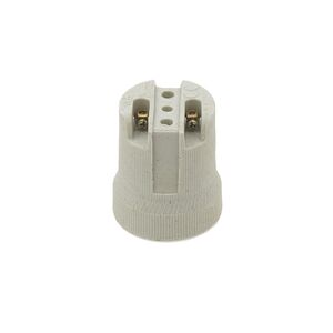SUPORTE CERAMICA PARA  BRANCO LAMPADA E27-262