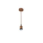 Suspensão NICE 1xE27 1.5mt Cobre