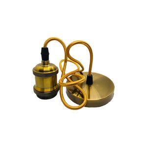 Suspensão NICE 3xE27 1.5mt Dourado