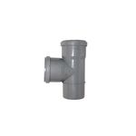 TE DE PVC 50 MM CINZA