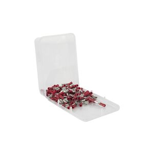 Terminal Faston Fêmea Isolado Vermelho  0.50-1.50mm²-GFD-1638