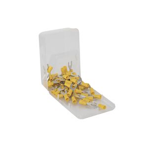 Terminal Forquilha Isolado Amerelho  4.00-6.00 mm² 6mm ²GÇU-6006