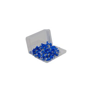Terminal Forquilha Isolado Azul 0.50 -1.50 mm² 6mm²GÇU-6002