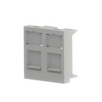 Tomada 2 Mod 45X45mm+2 Conector-Ne-ad