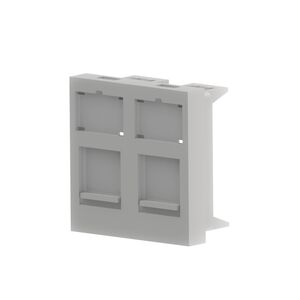 Tomada 2 Mod 45X45mm+2 Conector-Ne-ad