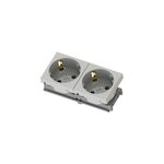 Tomada Branca 45X45mm Duplo-Ne-ad