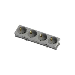 Tomada Branca 45X45mm Quadruplo-Ne-ad