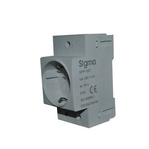 Tomada para Calha DIN 2P 16A +T SPP-16T-SIGMA