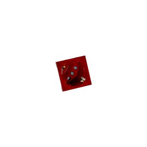 Tomada Vermelha45X45mm 2P+T Shuko-Ne-ad
