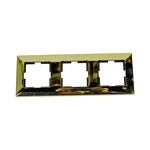 TRENDA METAL GOLD UCLU ÇERÇEVE