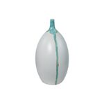 Vaso Cerâmica Branco 28x28x48cm