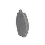 Vaso Ceramica Taranto Cinza Claro 20x5x35cm