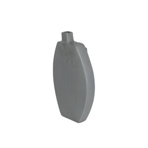 Vaso Ceramica Taranto Cinza Claro 20x5x35cm