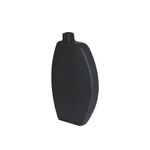 Vaso Ceramica Taranto Cinza Escuro 25x7x44cm