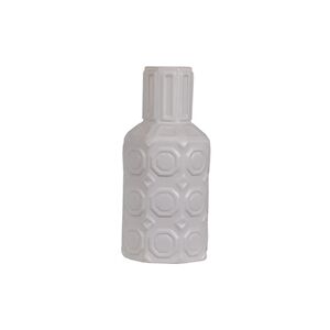 Vaso Cerâmico Branco 13x13x30cm