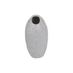 Vaso Cerâmico Branco 13x9x22cm