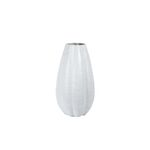 Vaso Cerâmico Branco 22x22x40cm