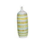 Vaso Cerâmico Colorido 19x19x56cm
