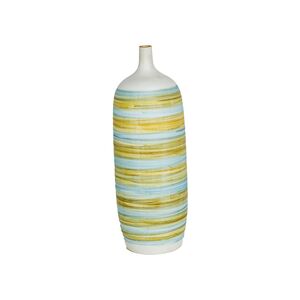 Vaso Cerâmico Colorido 19x19x56cm