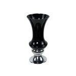 Vaso De Flor Preto 47x21x18cm