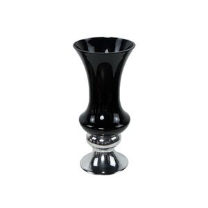 Vaso De Flor Preto 47x21x18cm