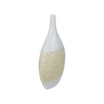 Vaso Decorativo Branco 28x14x44