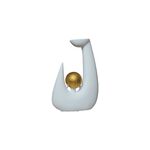 Vaso Decorativo Cerâmica Ornamento-21*8*31