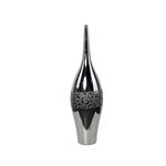 Vaso Decorativo Cromado 19x19x52