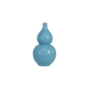 Vaso Decorativo de Cerâmica Azul 19x19x32cm