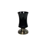Vaso Decorativo Preto/Prata