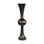 Vaso Grande Cinza branco dourado A26x26x101cm