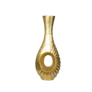 Vaso Grande Dourado cinza B51x33x126cm