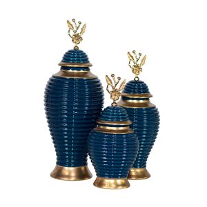 Vaso Triplo Nazende Azul