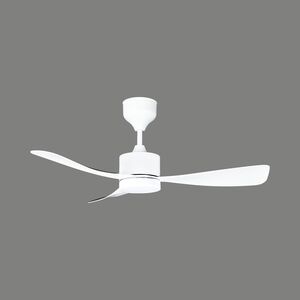 Ventoinha led  remoto-C3 18W-3EM1-Branco-106cm FANLUX