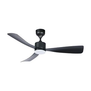 Ventoinha led  remoto-C3 18W-3EM1-Preto-106cm FANLUX