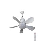 Ventoinha Led Remoto  com luz remoto-A6 12W-3EM1-BR-FANLUX