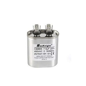 VIVA AC capacitor CBB65 370/450V/1+30uf oval