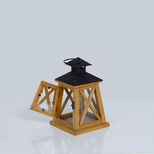 WOODEN CANDLE HOLDER 20*12.5