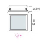 Aro Led de Embutir 3w