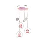 Candeeiro Infantil Castelo Rosa