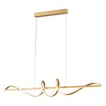 Candeeiro Led  Dourado