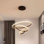 CANDEEIRO PEDENTE LED PRETO