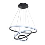CANDEEIRO PEDENTE LED PRETO
