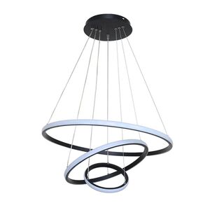 CANDEEIRO PEDENTE LED PRETO